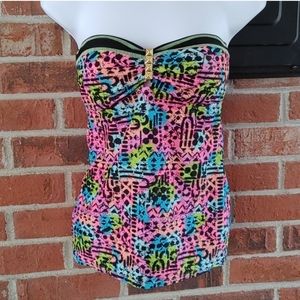 Mudd Tankini Swim Top Size XL
